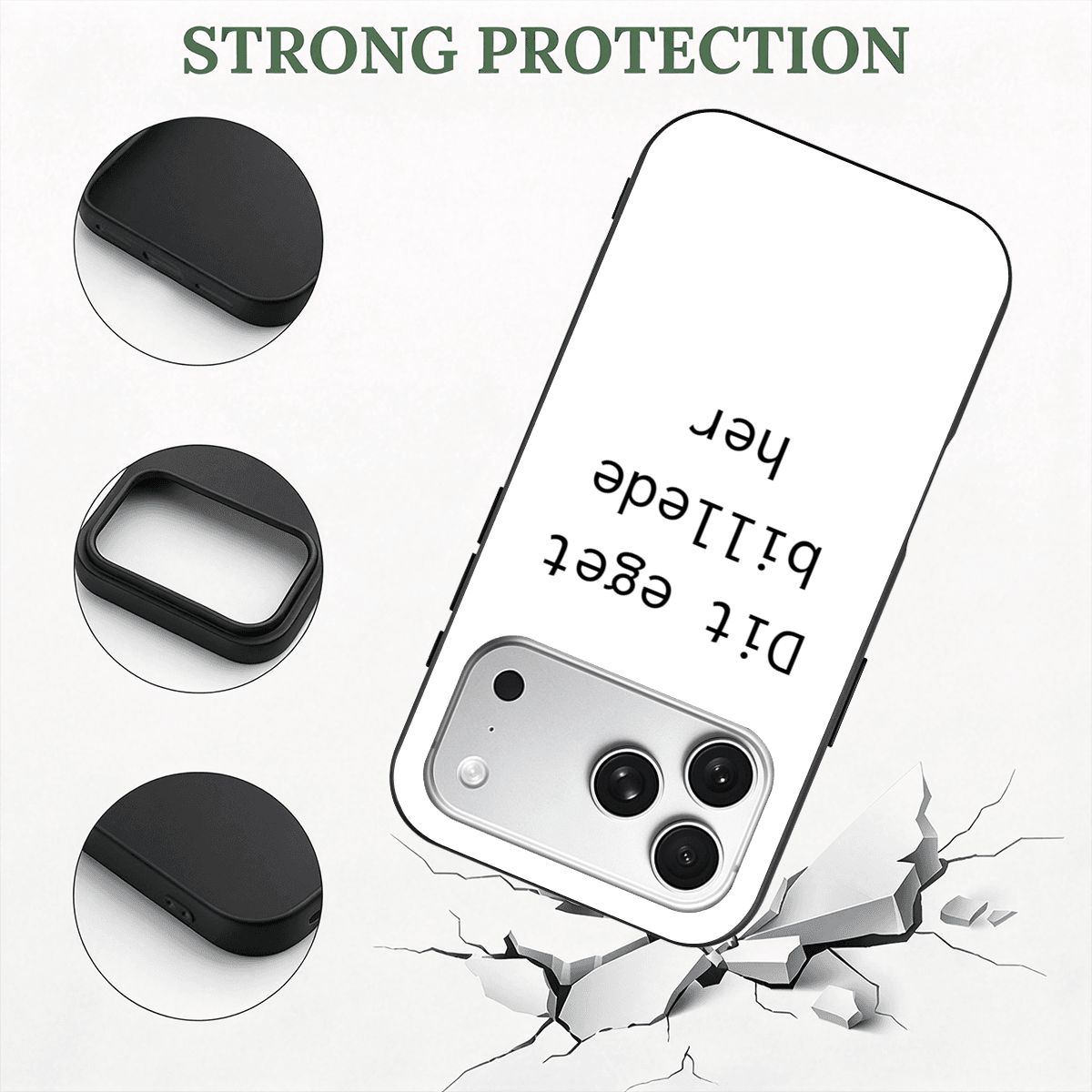 Personligt iPhone 18 Pro-cover med dit eget billede