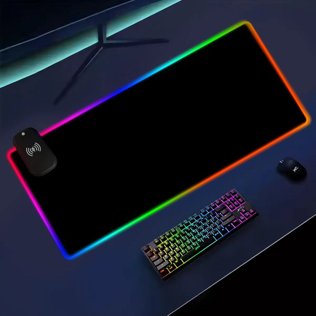 Personlig RGB Musemåtte – 90×40 cm